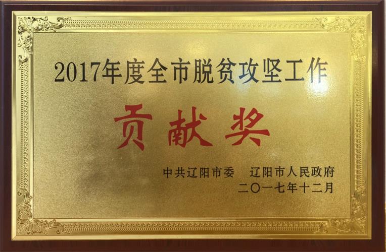 pp电子电商荣获2017年度全市脱贫攻坚事情孝顺奖